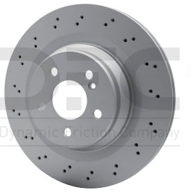 DFC GEOSPEC Coated Rotor - Drilled - Dynamic Friction Company 624-63062 DFC GEOSPEC Coated Rotor - Drilled - Dynamic Friction Company 624-63062