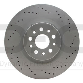 DFC GEOSPEC Coated Rotor - Drilled - Dynamic Friction Company 624-79004