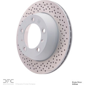 DFC Hi-Carbon Alloy Rotor - Drilled - Dynamic Friction Company 920-02044 DFC Hi-Carbon Alloy Rotor - Drilled - Dynamic Friction Company 920-02044