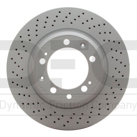 DFC Hi-Carbon Alloy Rotor - Drilled - Dynamic Friction Company 920-02114D