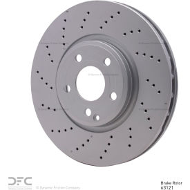 DFC Hi-Carbon Alloy Rotor - Drilled - Dynamic Friction Company 920-63121