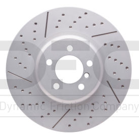 DFC Hi-Carbon Alloy Rotor - Dimpled and Slotted - Dynamic Friction Company 940-31112