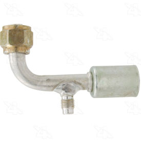 90 Degree Female Standard O-Ring A/C Fitting w/ R12 Service Port - Four Seasons 14918 90 Degree Female Standard O-Ring A/C Fitting w/ R12 Service Port - Four Seasons 14918