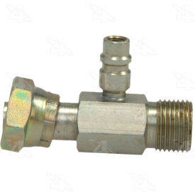 Inline Standard O-Ring A/C Fitting w/ R134a Service Port - Four Seasons 17233 Inline Standard O-Ring A/C Fitting w/ R134a Service Port - Four Seasons 17233