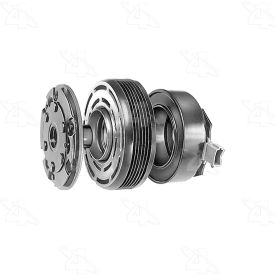 Reman Nippondenso 10P, 6P Clutch Assembly w/ Coil - Four Seasons 48853