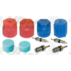 A/C System Valve Core and Cap Kit, Global Parts 1311575 A/C System Valve Core and Cap Kit, Global Parts 1311575