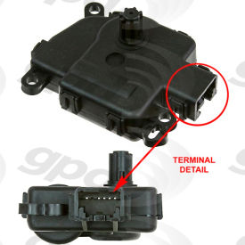HVAC Mode Door Actuator, Global Parts 1712307 HVAC Mode Door Actuator, Global Parts 1712307