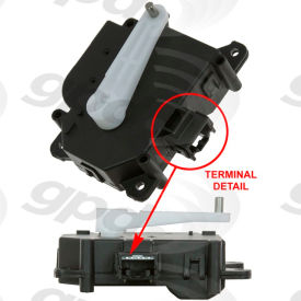HVAC Blend Door Actuator, Global Parts 1712321 HVAC Blend Door Actuator, Global Parts 1712321