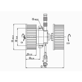 HVAC Blower Motor, Global Parts 2311236