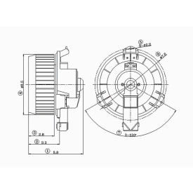 HVAC Blower Motor, Global Parts 2311561