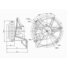HVAC Blower Motor, Global Parts 2311595