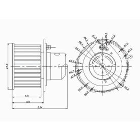 HVAC Blower Motor, Global Parts 2311635