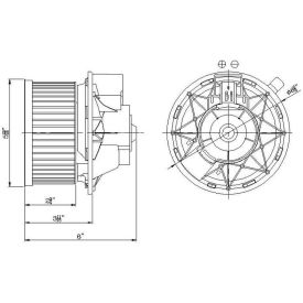 HVAC Blower Motor, Global Parts 2311647