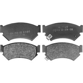 Service Grade Metallic Brake Pad Set - Raybestos Brakes SGD480M