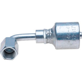 Female JIC 37 Flare Swivel - 90 Bent Tube (MegaCrimp) - Gates G25179-1620 Female JIC 37 Flare Swivel - 90 Bent Tube (MegaCrimp) - Gates G25179-1620