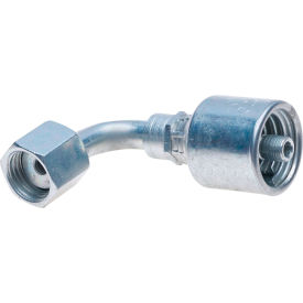 Female Flat-Face O-Ring Swivel - 90 Bent Tube (MegaCrimp) - Gates G25240-0406 Female Flat-Face O-Ring Swivel - 90 Bent Tube (MegaCrimp) - Gates G25240-0406