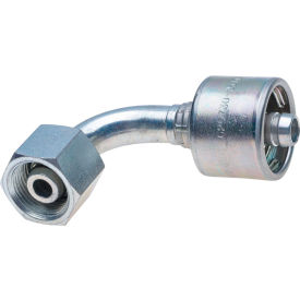 Female DIN 24 Cone Swivel - Heavy Series with O-Ring - 90 Bent Tube (MegaCrimp) - Gates G25730-0408 Female DIN 24 Cone Swivel - Heavy Series with O-Ring - 90 Bent Tube (MegaCrimp) - Gates G25730-0408