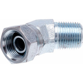 Male Pipe NPTF to Female Pipe Swivel NPSM - 45 (SAE to SAE) - Gates G60142-0604 Male Pipe NPTF to Female Pipe Swivel NPSM - 45 (SAE to SAE) - Gates G60142-0604