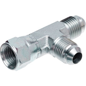Male JIC 37 Flare to Female JIC 37 Flare Swivel to Male JIC 37 Flare - Tee - Gates G60473-0606 Male JIC 37 Flare to Female JIC 37 Flare Swivel to Male JIC 37 Flare - Tee - Gates G60473-0606