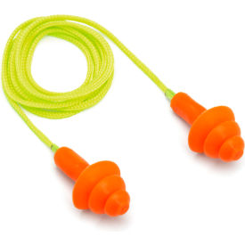 Corded Reusable Earplugs - Pkg Qty 50