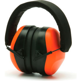 Low Profile Foldaway Earmuffs Hi-Vis Orange NRR 26dB Individually Packaged