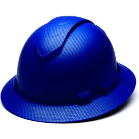 Ridgeline Full Brim Hard Hat Mate Blue Pattern 4-Point Ratchet Suspension