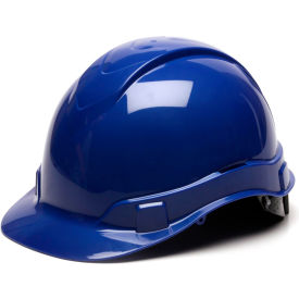 Ridgeline Cap Style Hard Hat Blue 4-Point Ratchet Suspension