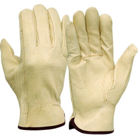 Pigskin Leather Driver's Gloves with Keystone Thumb Size X2
