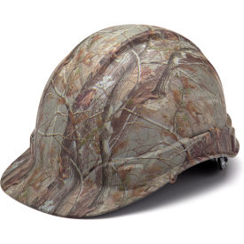 Ridgeline Cap Style Hard Hat Matte Camo Pattern 4-Point Ratchet Suspension
