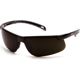 Pyramex® Ever-Lite® Safety Glasses Anti-Fog Shade 5.0 IR Green Lens/Black Frame