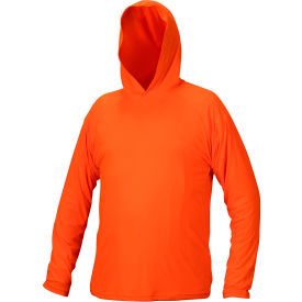Pyramex® RLPH1NS Long Sleeve Pullover Hoodie with UV Protection 3XL Hi-Vis Orange