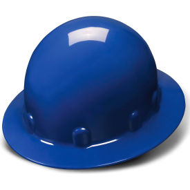 Blue Full Brim 4 Point Ratchet Sleek Shell Hard Hat