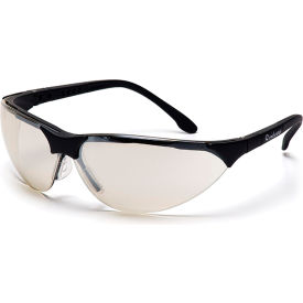 Rendezvous® Safety Glasses Io Mirror Lens  Black Frame