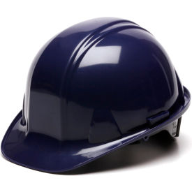 Dark Blue Cap Style 4 Point Ratchet Suspension Hard Hat