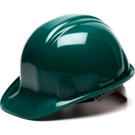 Green Cap Style 6 Point Snap Lock Suspension Hard Hat