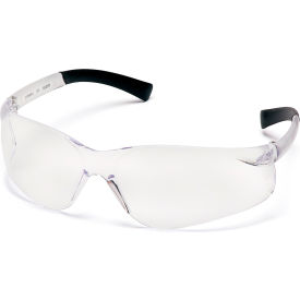 Ztek® Safety Glasses Clear Anti-Fog Lens  Clear Frame