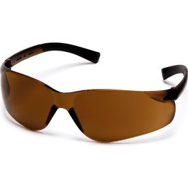 Ztek® Safety Glasses Coffee Lens  Coffee Frame
