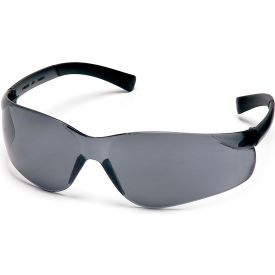 Ztek® Safety Glasses Gray Lens  Gray Frame