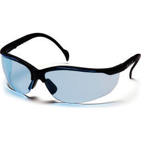 Venture Ii® Safety Glasses Infinity Blue Lens  Black Frame