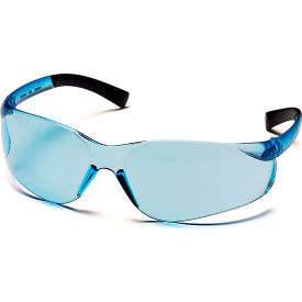 Ztek® Safety Glasses Infinity Blue Anti-Fog Lens  Infinity Blue Frame