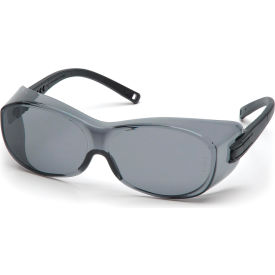 Ots® Safety Glasses Gray Lens  Black Temples