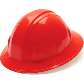 Red Full Brim Style 6 Point Ratchet Suspension