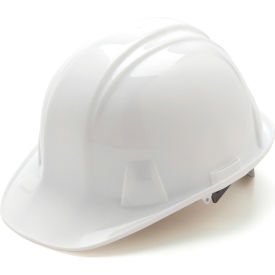 White Cap Style 4 Point Snap Lock Suspension Hard Hat