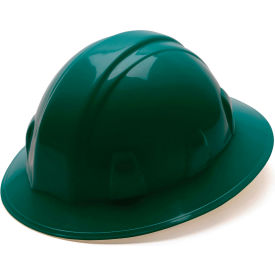 Green Full Brim Style 6 Point Ratchet Suspension