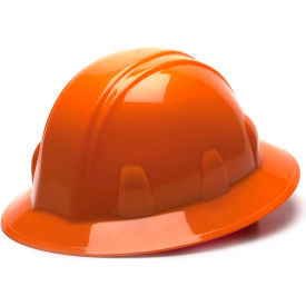 Orange Full Brim Style 6 Point Ratchet Suspension