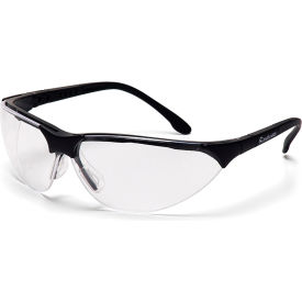 Rendezvous® Safety Glasses Clear Lens  Black Frame