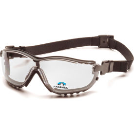 V2g Readers™ Safety Glasses +2.0 Clear Lens Black Strap/Temples
