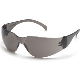 Intruder™ Safety Glasses Gray Anti-Fog Lens  Gray Frame