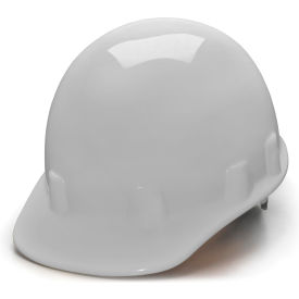 White Cap Style 4 Point Ratchet Sleek Shell Hard Hat