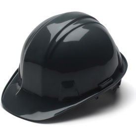 Black Cap Style 4 Point Ratchet Suspension Hard Hat